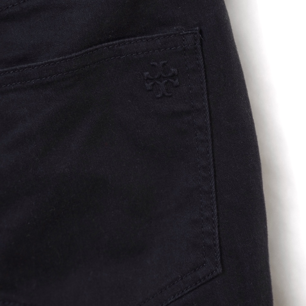 Tory Burch | navy cotton blend pants size 30 - Picture 7 of 7